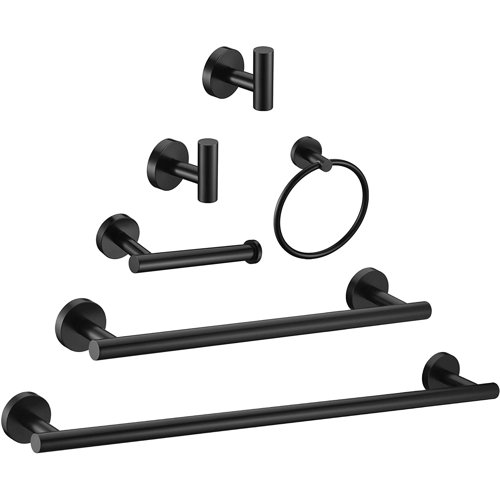 Wayfair | Black Bathroom Hardware Sets You'll Love in 2023